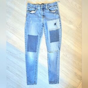GAP Kids Blue Patchwork Jeans